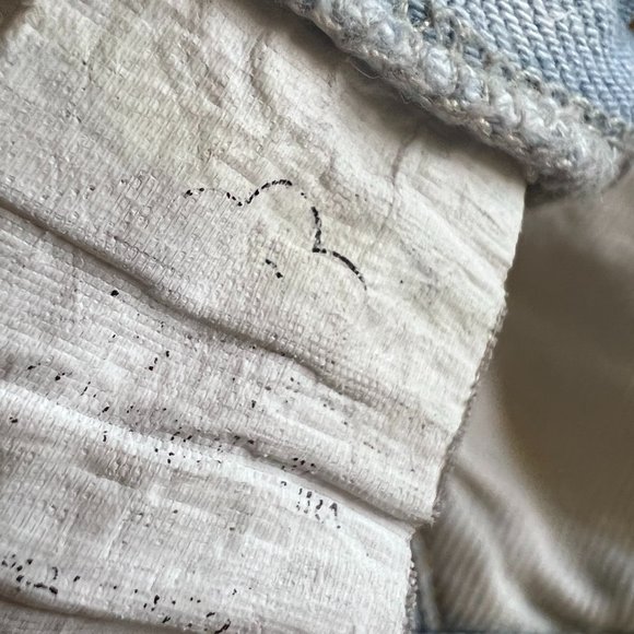 FARM RIO Jean Shorts Size 36 US 4 Light Wash Distressed Shredded - Picture 10 of 12